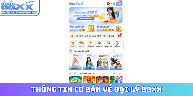 Thông tin cơ bản về đại lý 88XX